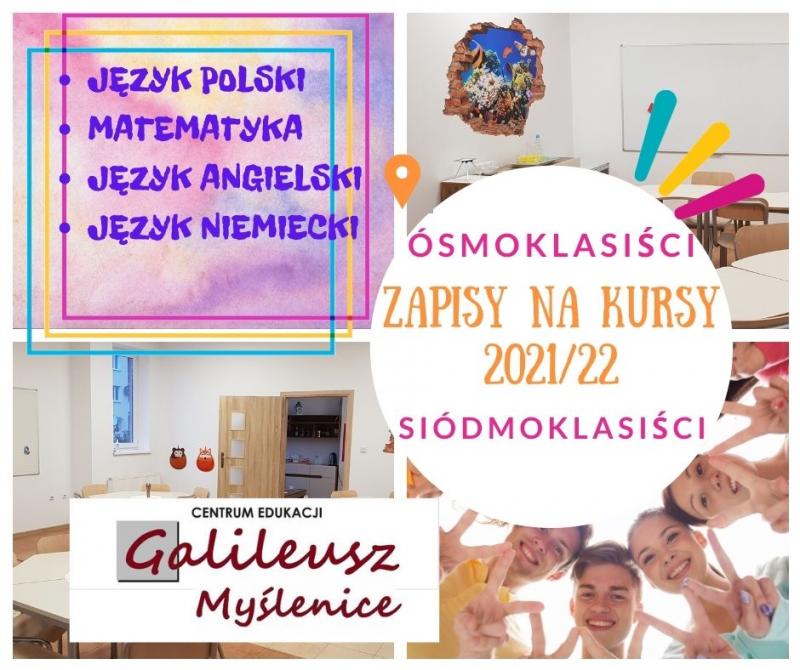 ÓSMOKLASIŚCI I SIÓDMOKLASIŚCI - ZAPISY NA KURSY PRZYGOTOWUJĄCE DO EGZAMINÓW OD WRZEŚNIA JUŻ RUSZYŁY